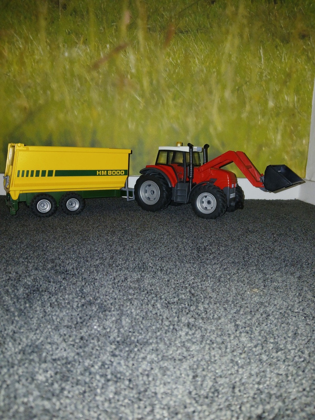 Playmobil Tractor met aanhanger en accessoires, Kinderen en Baby's, Complete set, Voertuig, Ophalen of Verzenden, Zo goed als nieuw