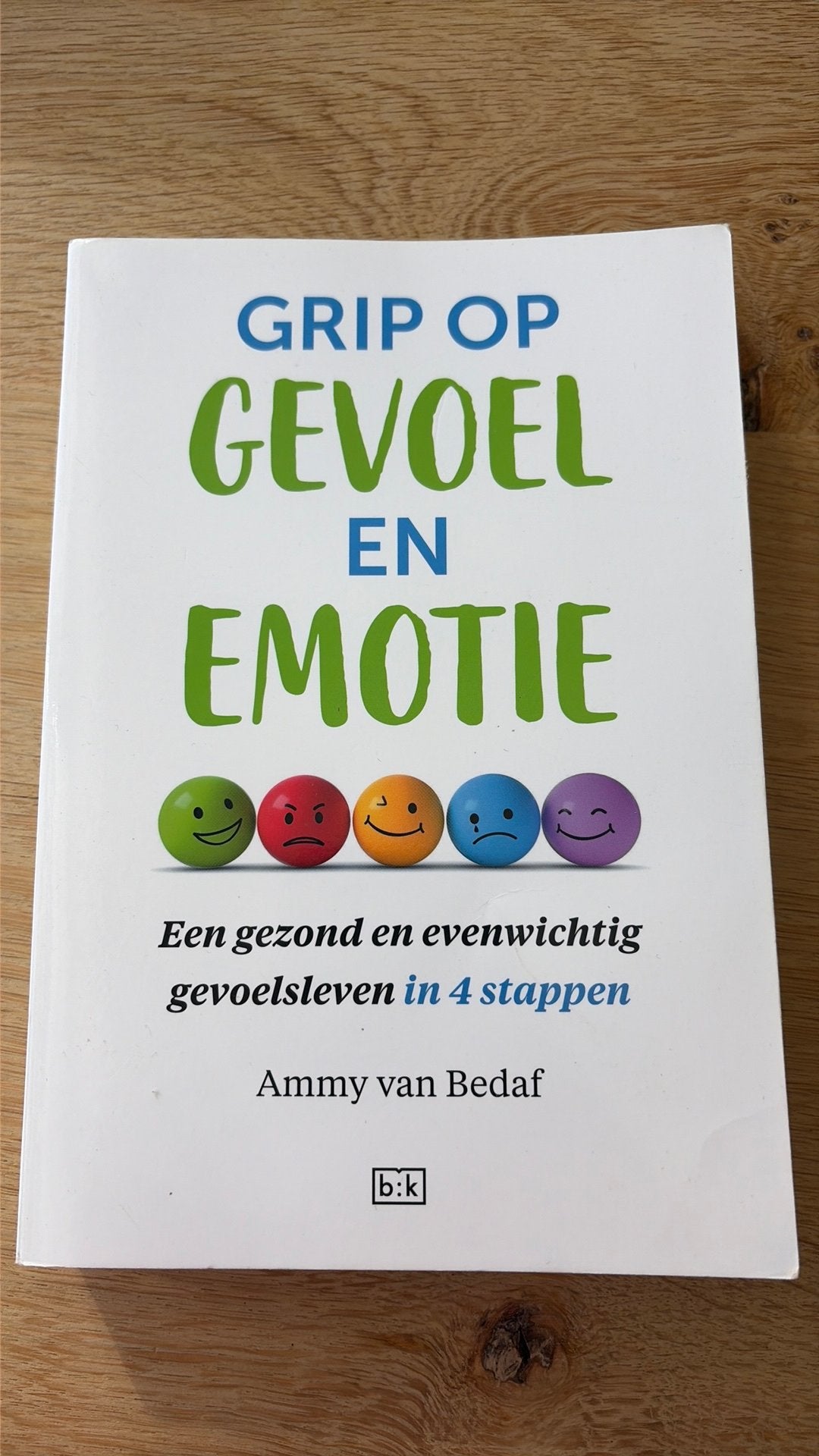 Ammy van Bedaf - Grip op gevoel en emotie, Ammy van Bedaf, Ophalen of Verzenden, Ontwikkelingspsychologie, Zo goed als nieuw