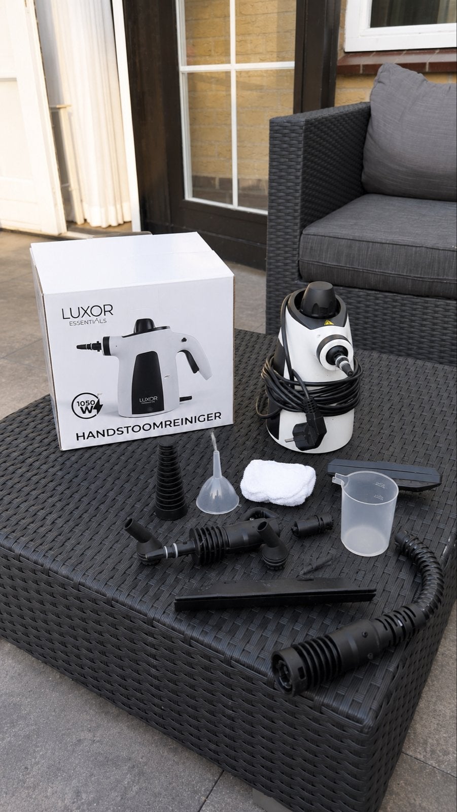 Luxor Essentials Handstoomreiniger 1050W, Ophalen of Verzenden, Zo goed als nieuw