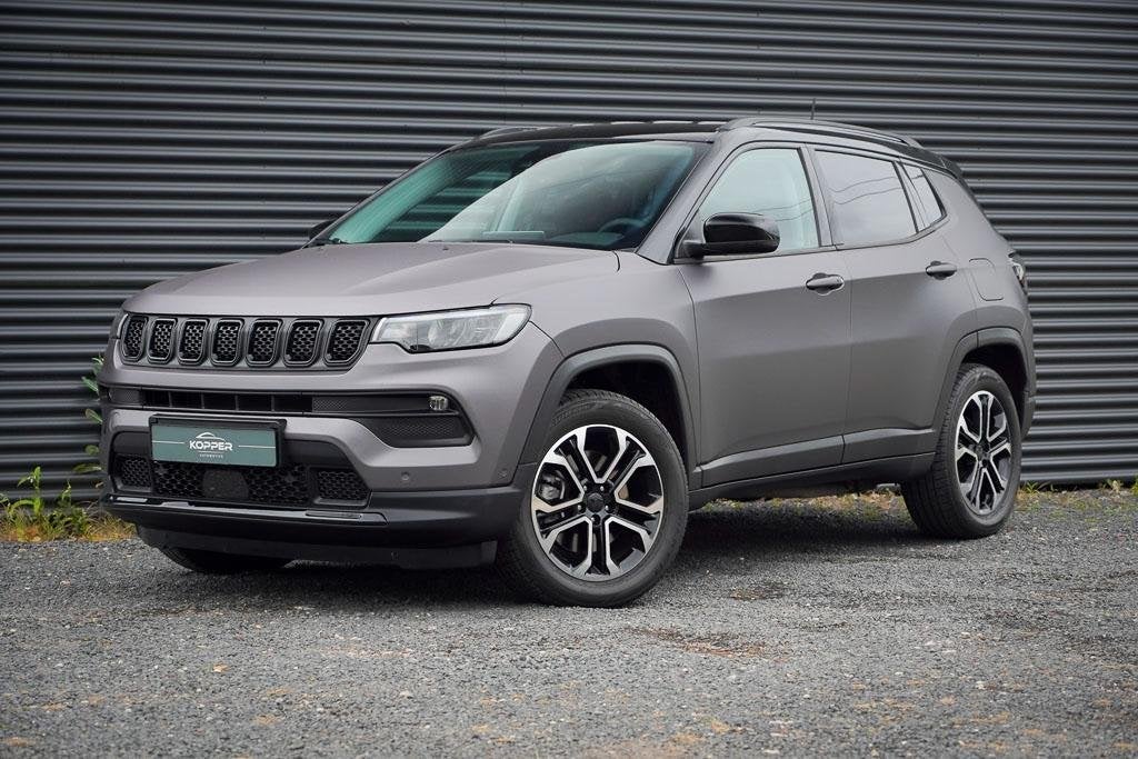 Jeep Compass 4xe 190 Plug-in Hybrid / Navi / 18'' / Incl BTW, Auto's, Automaat, 4 cilinders, Leder en Stof, Bedrijf