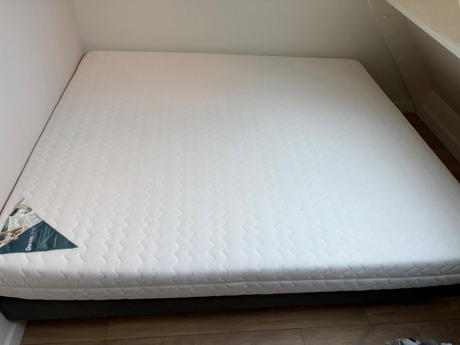 DreamWell Boxspring 180x200cm met topper - Zo goed als nieuw, Ophalen, Tweepersoons, Zo goed als nieuw, 180 cm