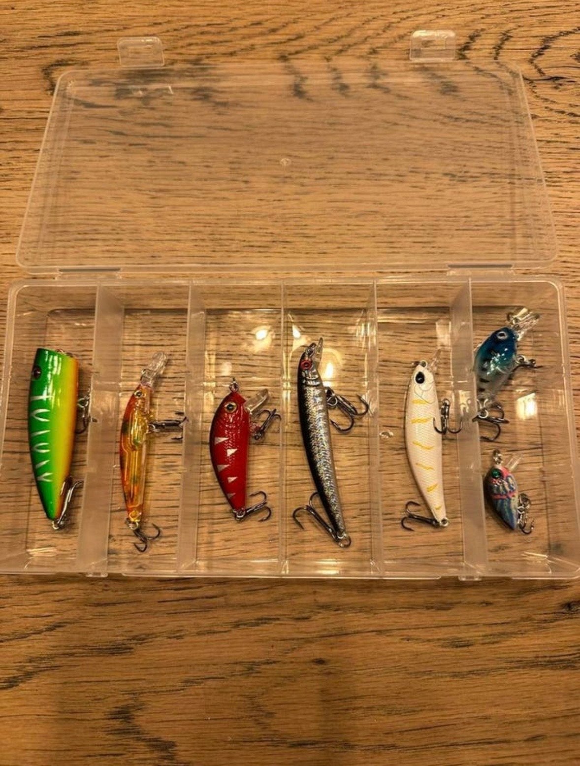 Nieuwe set kunstaas in handige opbergdoos, Ophalen of Verzenden, Nieuw, Kunstaas