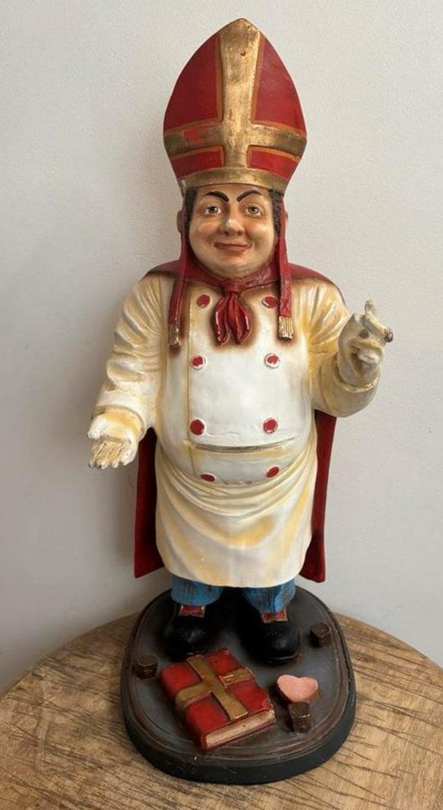 Unieke Sinterklaas Bakker Beeld vintage, Ophalen of Verzenden, Gebruikt