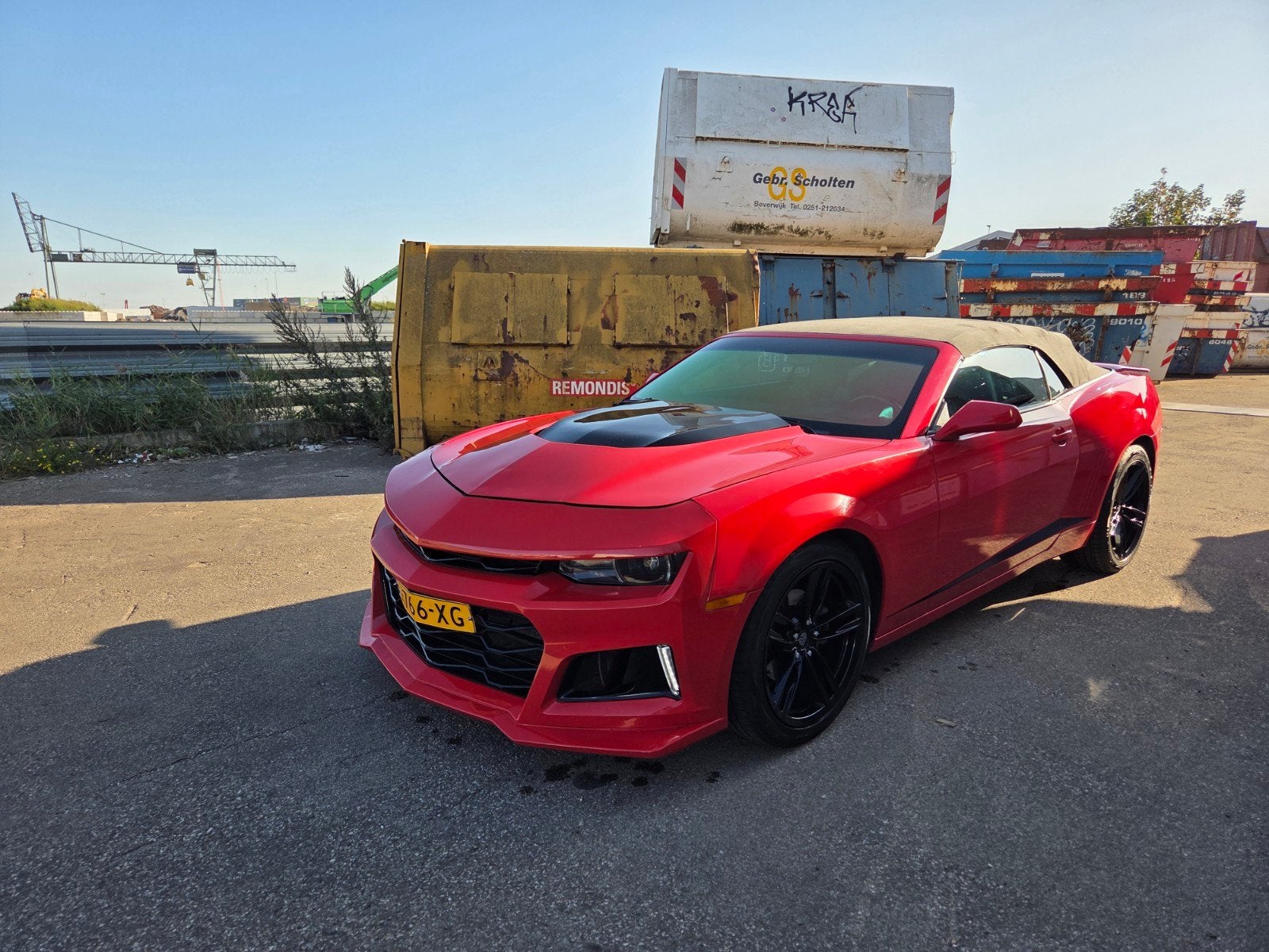 Chevrolet Camaro 3.6 V6 Aut Cabrio RS LS1 HUD CAM CLIMA LEER, Automaat, Dealer onderhouden, 1800 kg, Cabriolet