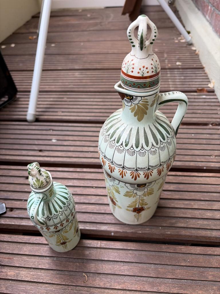 Vintage Old-Holland Delfts Blauw kannen set, Ophalen of Verzenden, Zo goed als nieuw