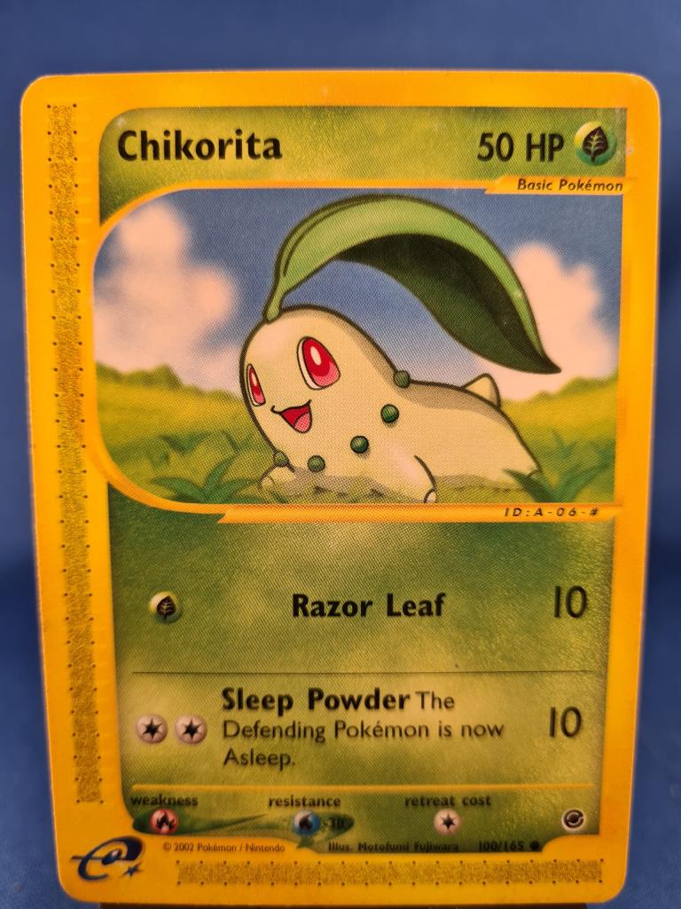 Chikorita 100/165 - Expedition Base Set, Verzenden, Gebruikt