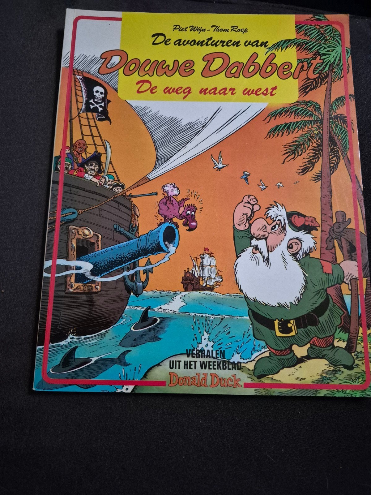 Douwe Dabbert - De weg naar west - Stripboek 1981, Eén stripboek, Ophalen of Verzenden, Zo goed als nieuw