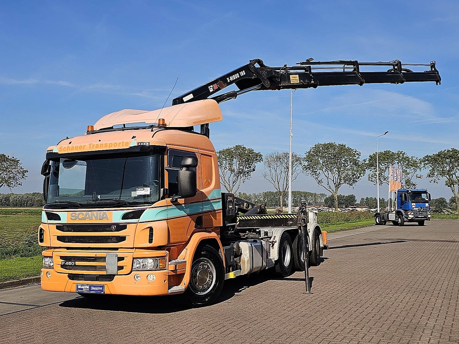 SCANIA P450 8x4*6 hiab 188-e3, Automaat, Euro 6, Bedrijf, Diesel