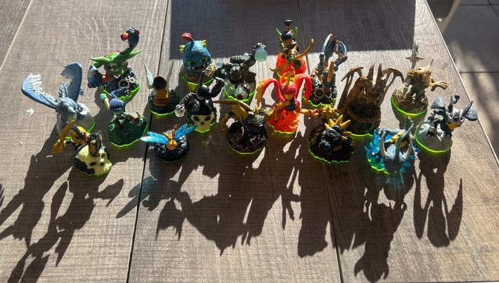 Losse Skylanders figuren – lot van ca. 18 stuks, Gebruikt, 3 spelers of meer, Vanaf 7 jaar, Ophalen