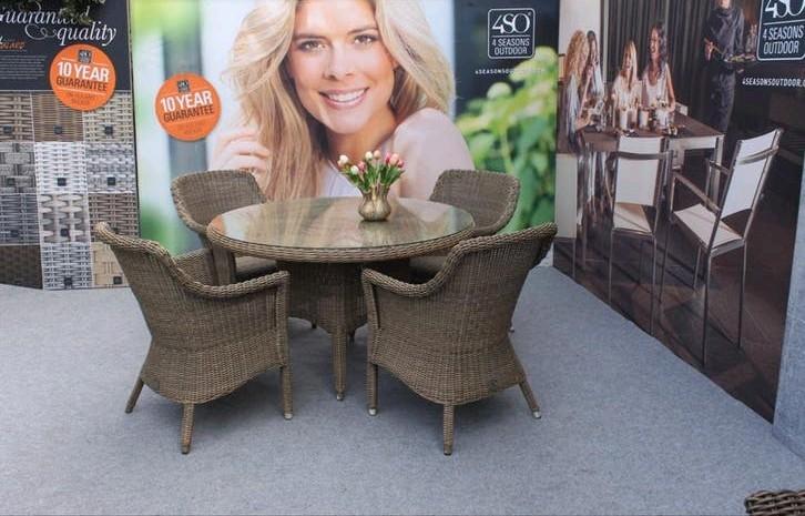 4SO 4 seasons outdoor Galleria tuinset, Ophalen, Zo goed als nieuw, Wicker