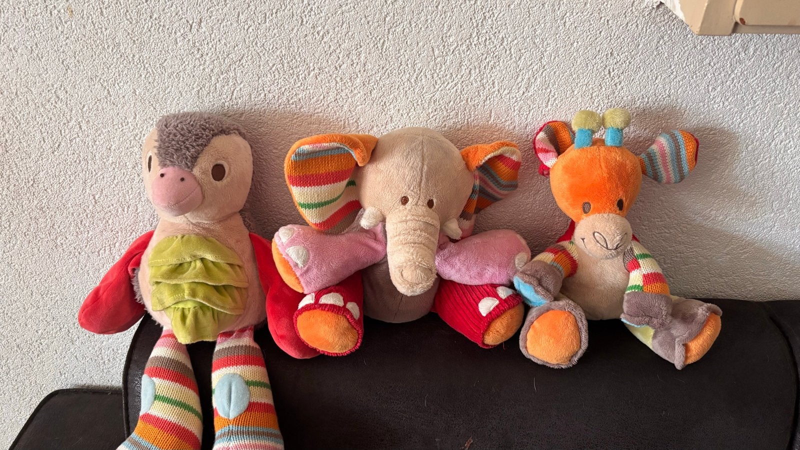 Happy Horse knuffels: Olifant, Giraf en Vogel, Gebruikt, Happy Horse, Ophalen of Verzenden, Middelgroot (20 tot 80 cm)