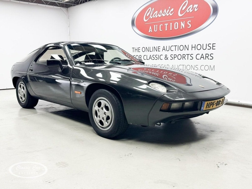 Porsche 928   - ONLINE AUCTION, Auto's, Oldtimers, 4 stoelen, Zwart, Bedrijf, Geïmporteerd