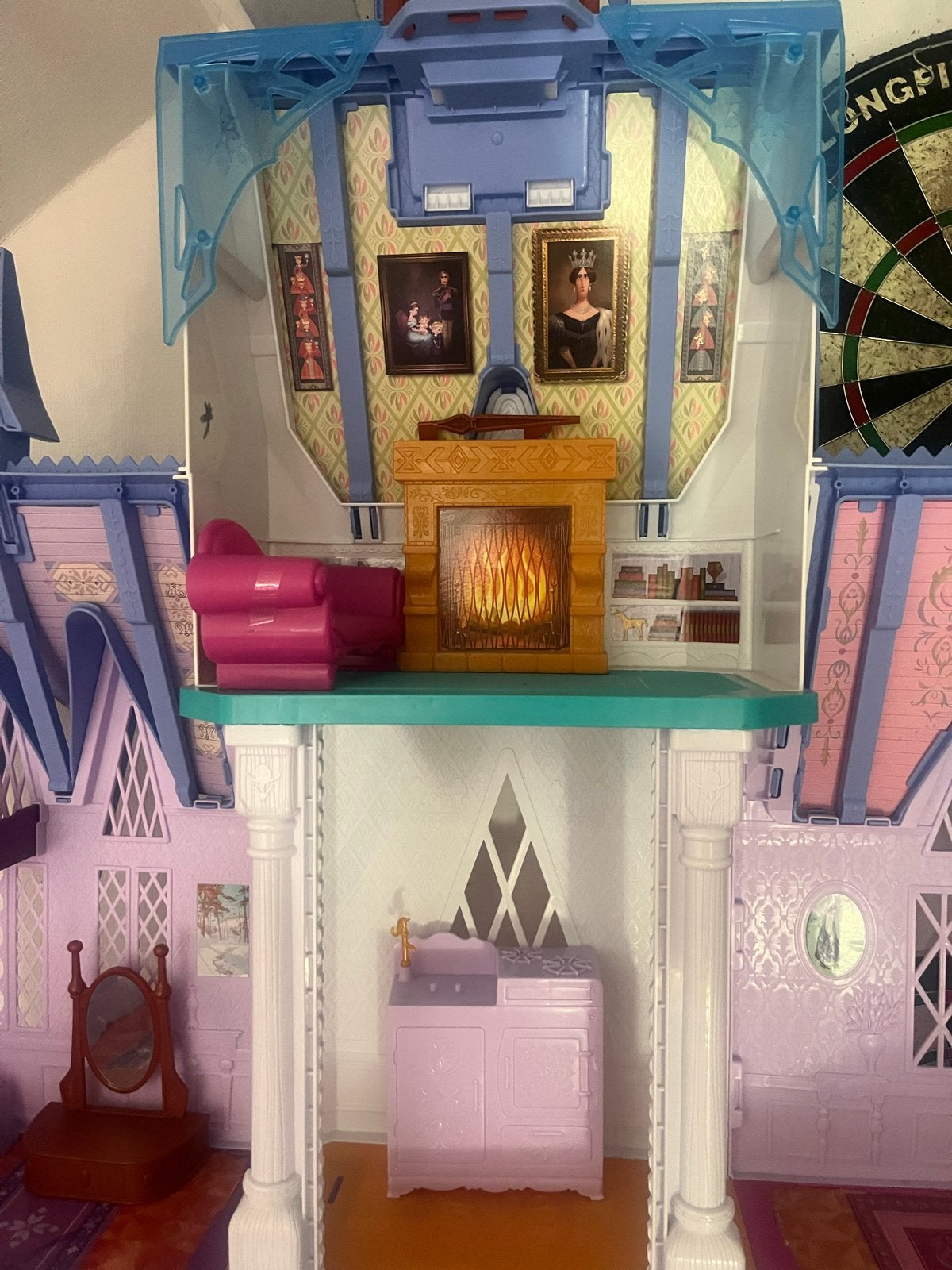 Frozen kasteel met accessoires, Ophalen, Gebruikt, Overige typen