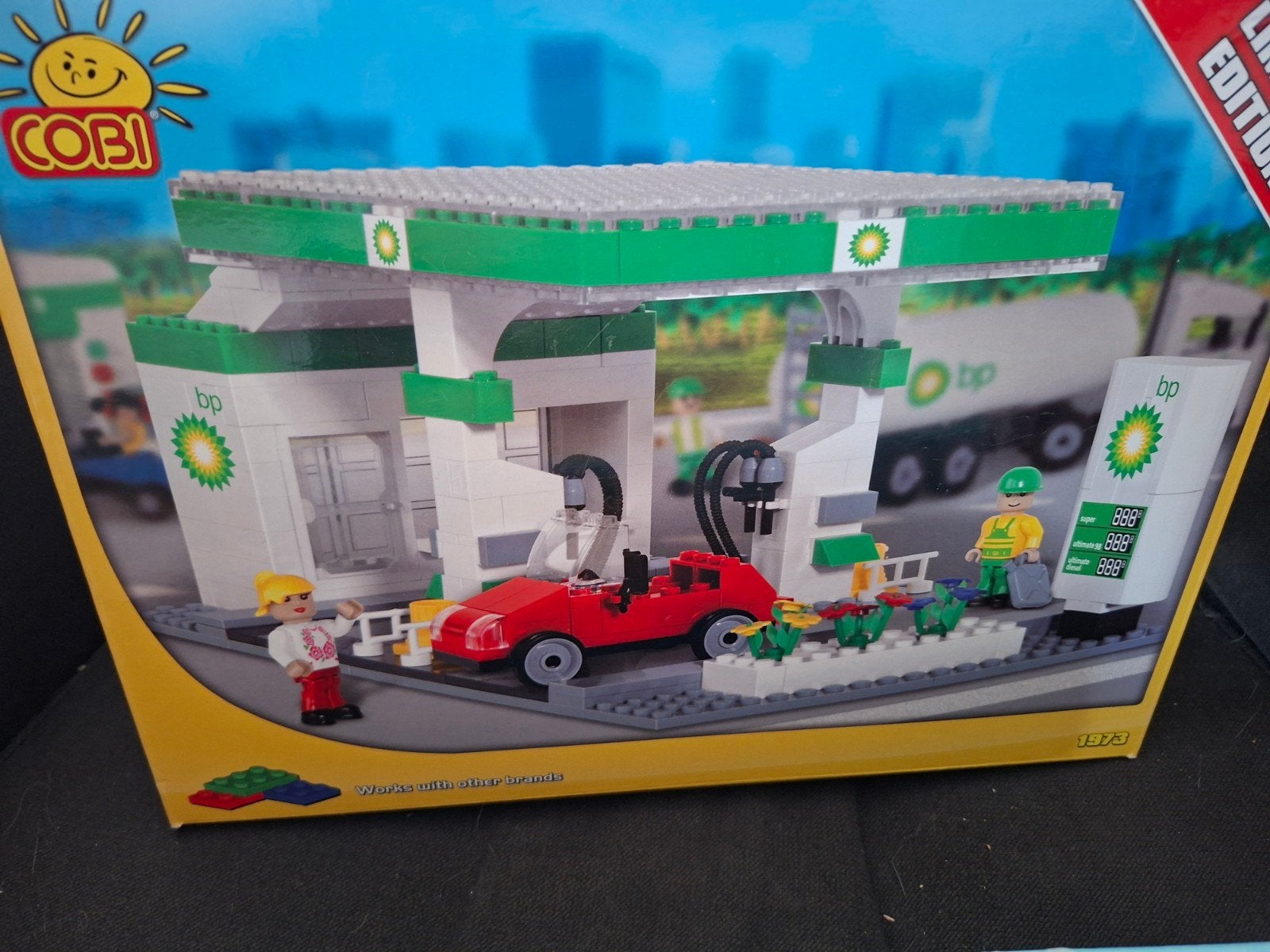 COBI BP Tankstation Bouwset - Limited Edition, Ophalen of Verzenden, Zo goed als nieuw, Overige merken