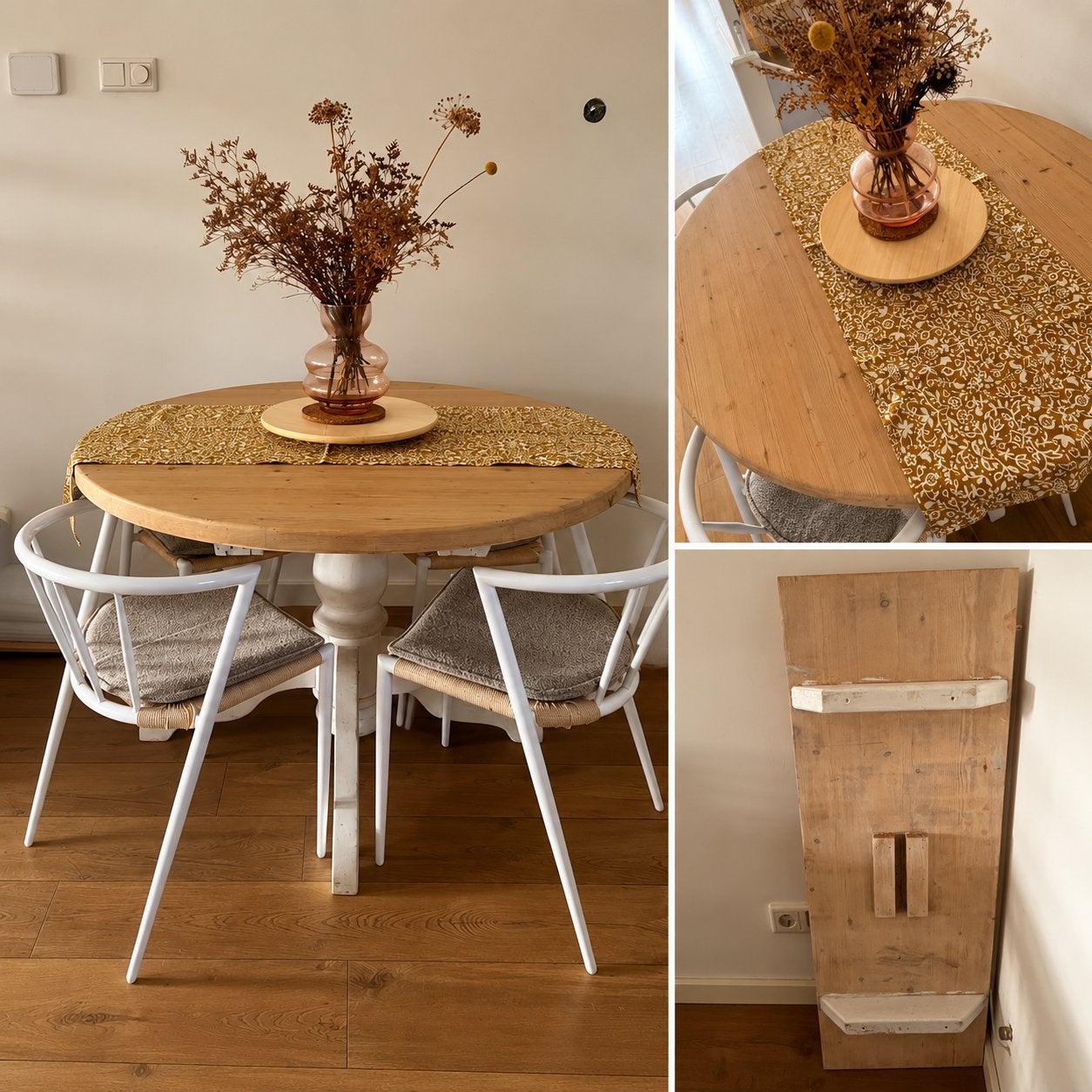 Prachtige houten uitschuiftafel rond/ovaal – 120 tot 160 cm, Ophalen, Gebruikt, 100 tot 150 cm, Rond