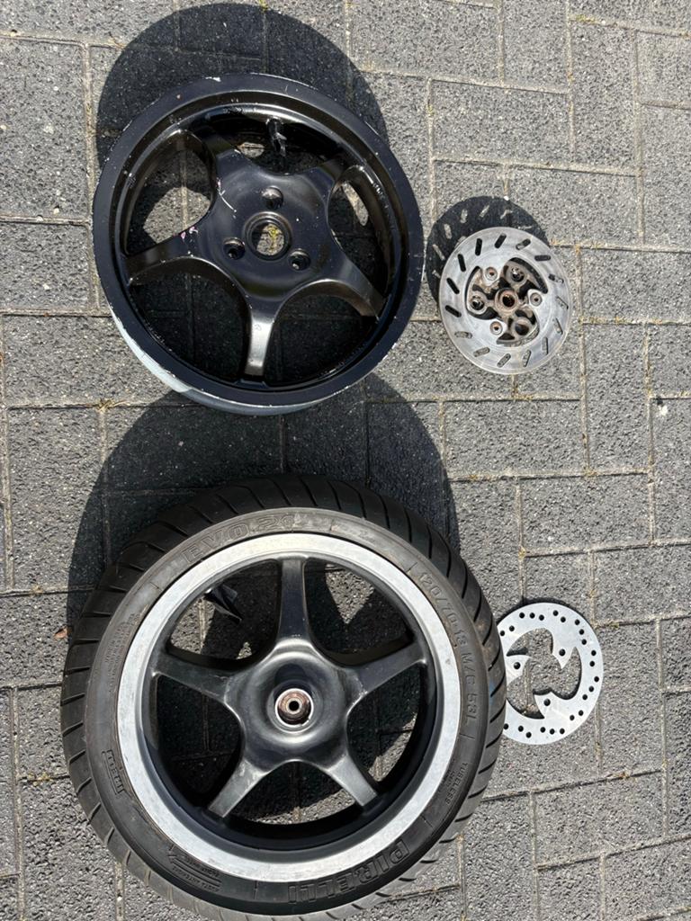 Yamaha Aerox Velgen met 2 Remschijven, Ophalen of Verzenden, Gebruikt, Overige typen, Yamaha