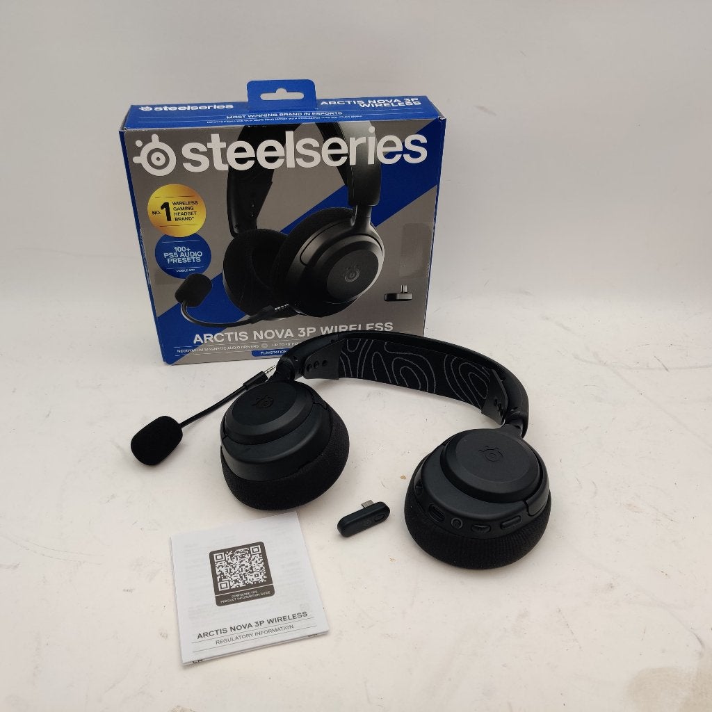 Steelseries Arctis Nova 3p Gaming Headset nu voor €59.99, Computers en Software, S, Steelseries Arctis, Ophalen of Verzenden, Zo goed als nieuw