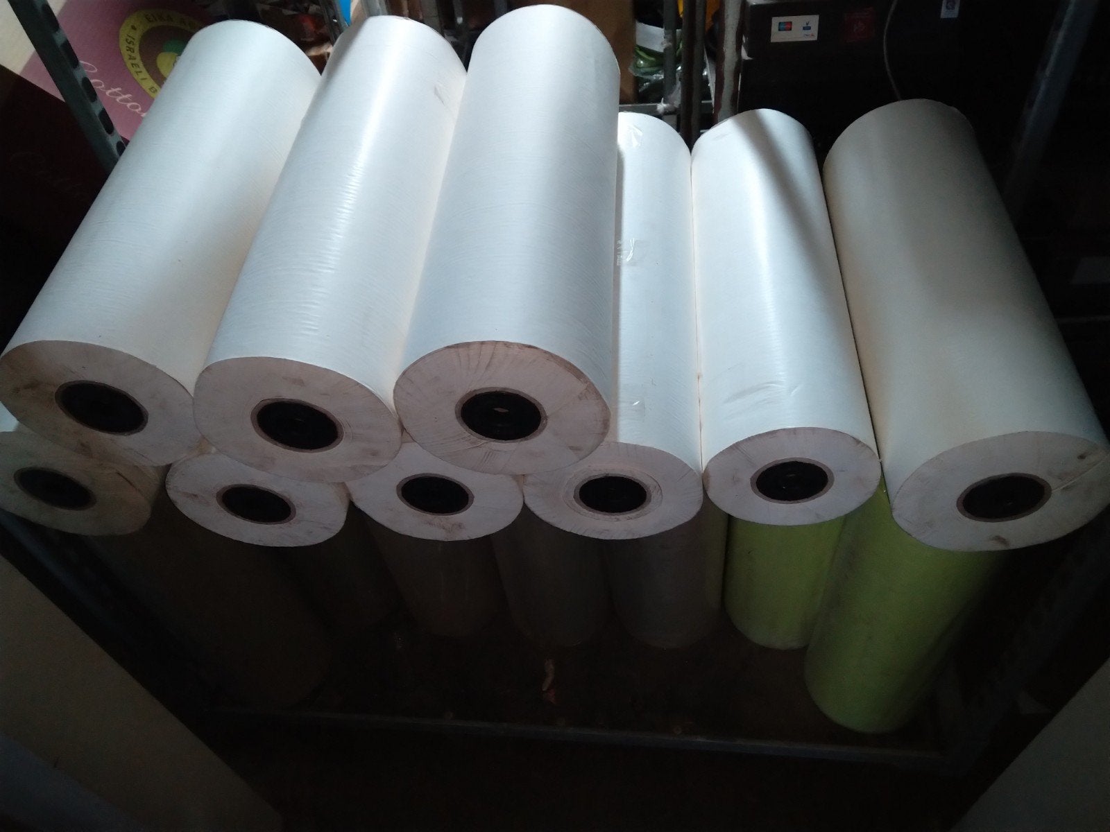 Inpakpapier rollen 60 cm., Ophalen