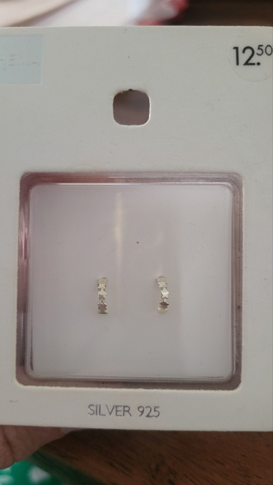 Zilveren sterretjes 925 Oorbellen - HEMA, Ophalen of Verzenden, Nieuw, Zilver, Zilver