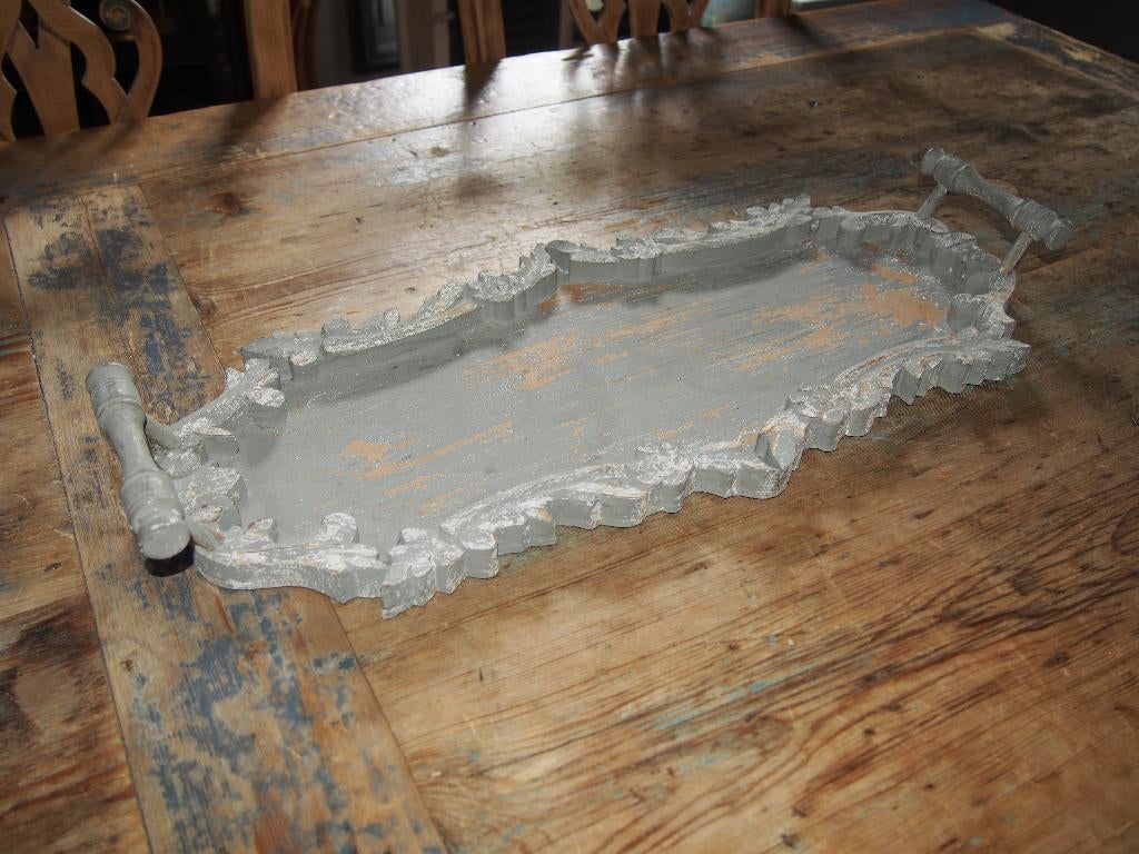 Kleine houten Dienblad, Huis en Inrichting, Ophalen of Verzenden, Gebruikt, Rechthoekig, Hout
