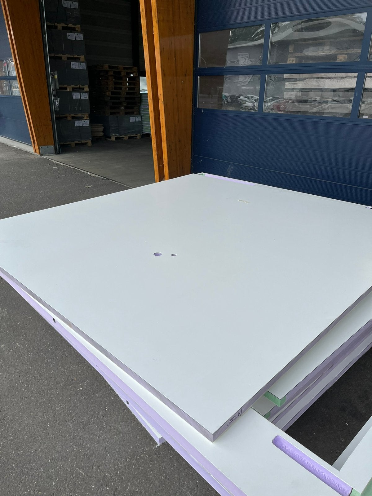 25mm sandwichpanelen, Doe-het-zelf en Verbouw, Platen en Panelen, Ophalen, Zo goed als nieuw