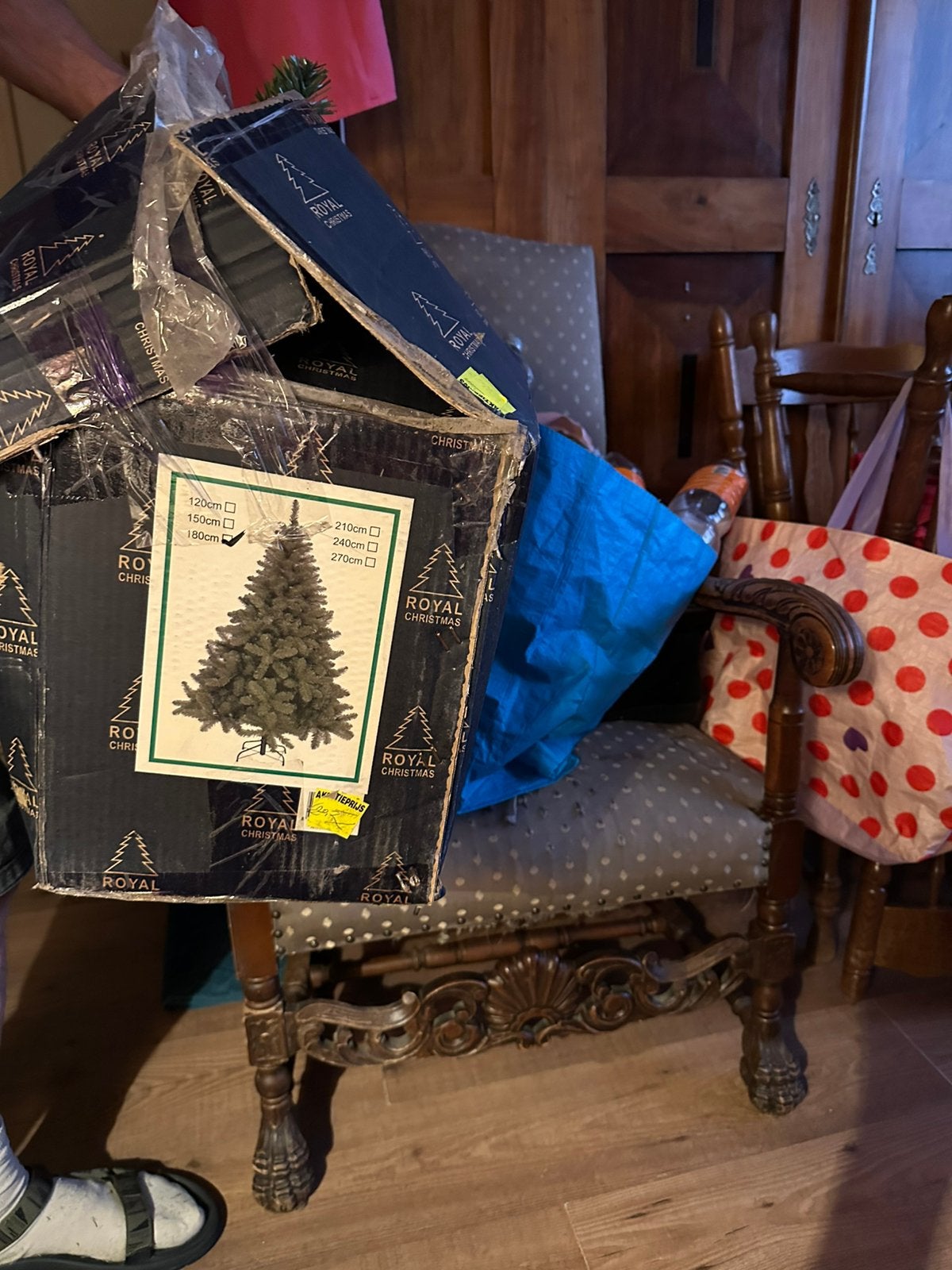 Kunst kerstboom, Ophalen of Verzenden, Zo goed als nieuw