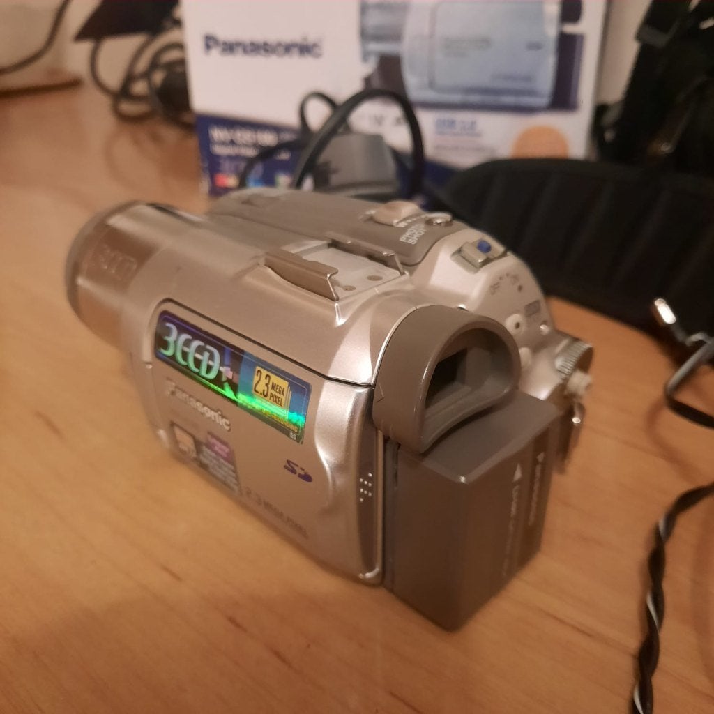 Panasonic Digital Video Camera NV-GS180 met toebehoren, Gebruikt, Panasonic, Ophalen of Verzenden, 8 tot 20x