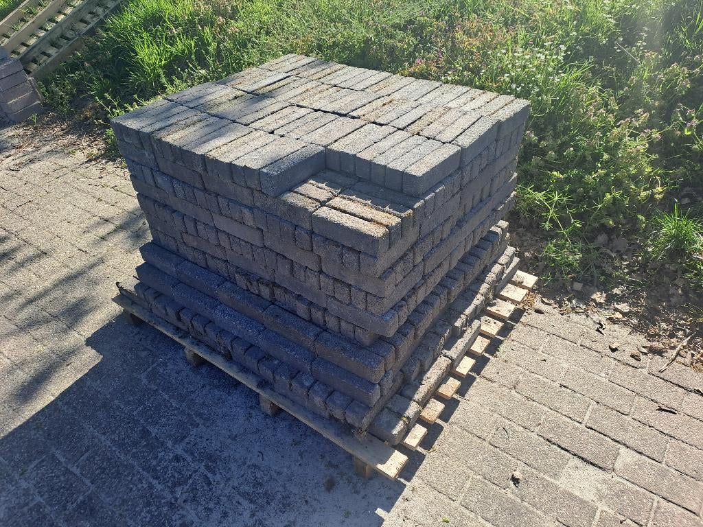 Waaltjes circa 10m2, Tuin en Terras, Tegels en Klinkers, Ophalen, Gebruikt, Klinkers, 5 tot 10 m²