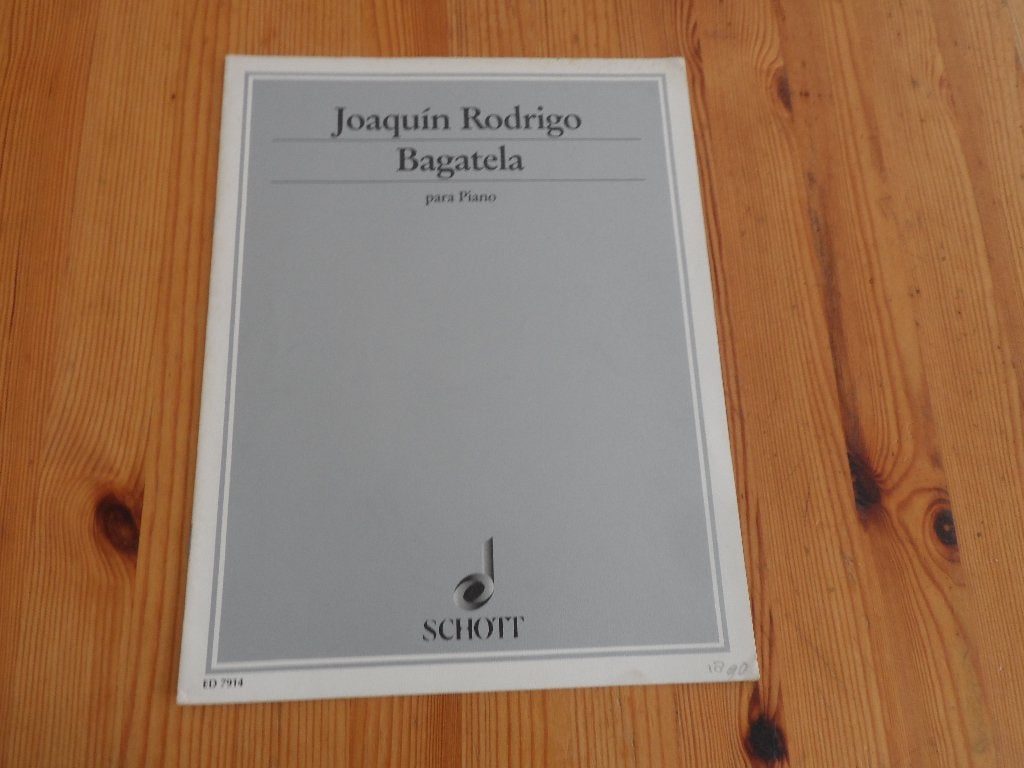 Rodrigo - bagatela, Gebruikt, Klassiek, Ophalen of Verzenden, Artiest of Componist