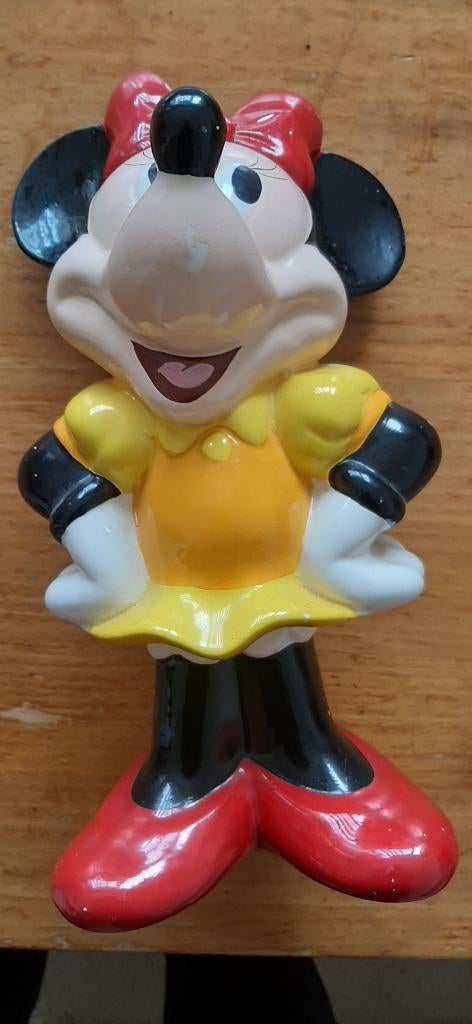 Mickey Mouse spaarpot, Ophalen of Verzenden, Mickey Mouse, Zo goed als nieuw, Beeldje of Figuurtje