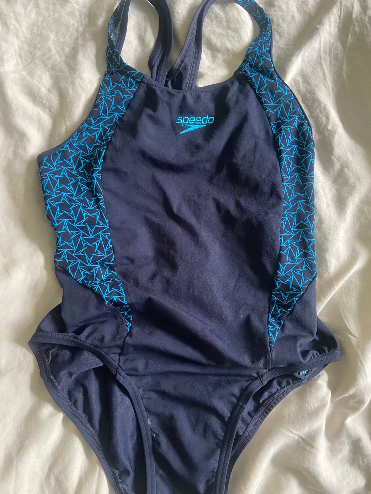 Mooi badpak zwempak speedo maat 38, Ophalen, Zo goed als nieuw, Blauw, Badpak