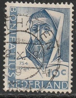 Nederland 1954 646 Bonifatius, Gest Eindhoven, Postzegels en Munten, Postzegels | Nederland, Ophalen of Verzenden, Na 1940, Gestempeld