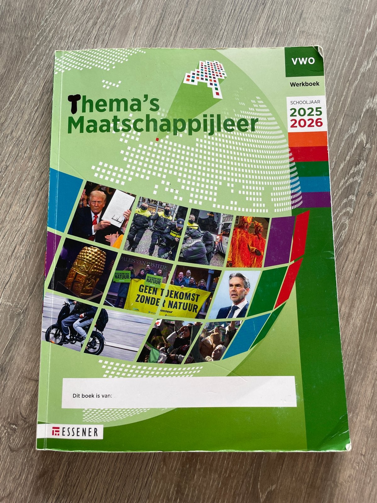 Thema's Maatschappijleer VWO Werkboek 2025-2026, Ophalen of Verzenden, Zo goed als nieuw, VWO, Maatschappijleer