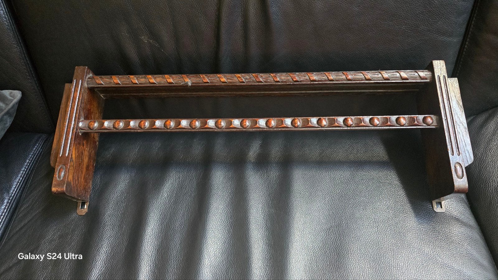 antiek houten wandrek, Ophalen