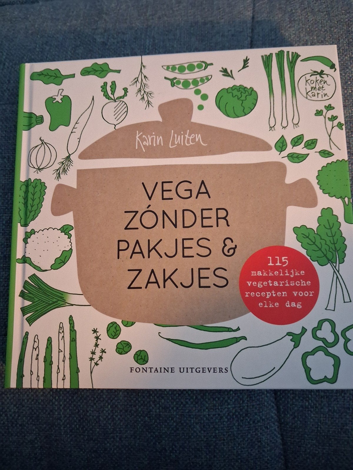 Karin Luiten - Vega zonder pakjes & zakjes (Hardcover), Verzenden, Zo goed als nieuw, Vegetarisch