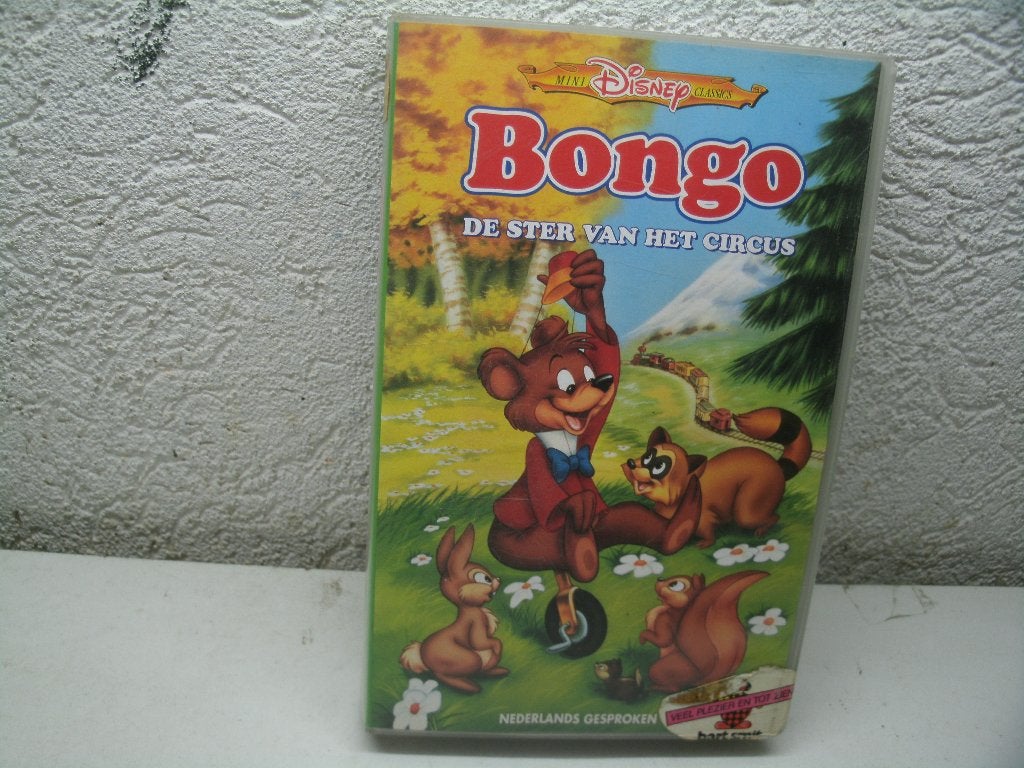 vhs 164a bongo de ster van het circus, Alle leeftijden, Ophalen of Verzenden, Zo goed als nieuw