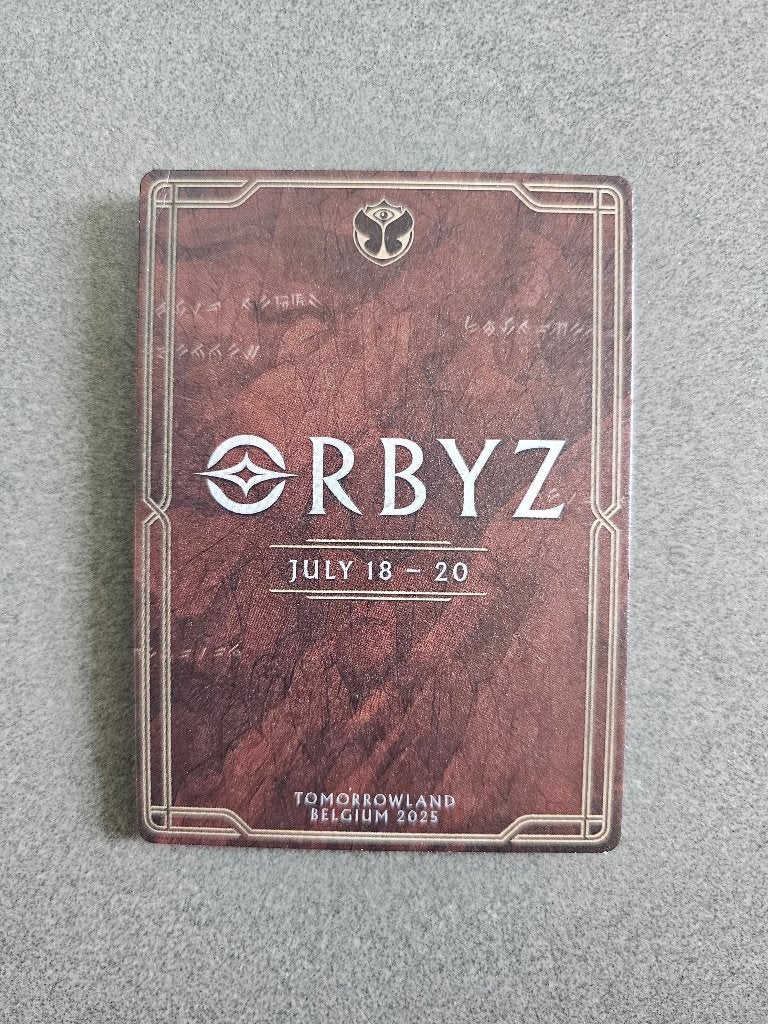 Tomorrowland - Orbyz plattegrond, Verzamelen, Ophalen of Verzenden
