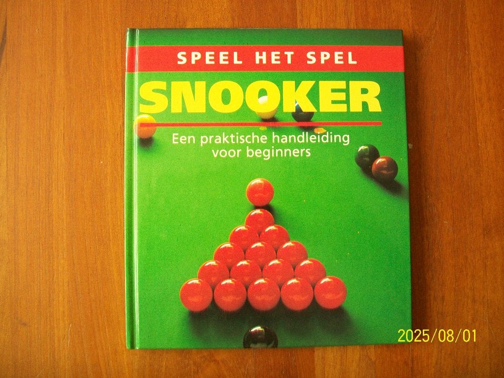 Speel het Spel Snooker - Praktische Handleiding Beginners, Verzenden, Zo goed als nieuw, Behendigheidssport