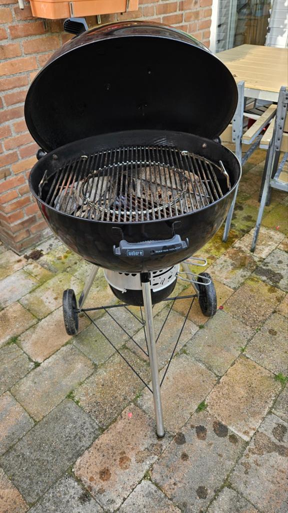 Weber Master-Touch GBS Houtskoolbarbecue Zwart, Tuin en Terras, Houtskoolbarbecues, Ophalen, Gebruikt, Weber