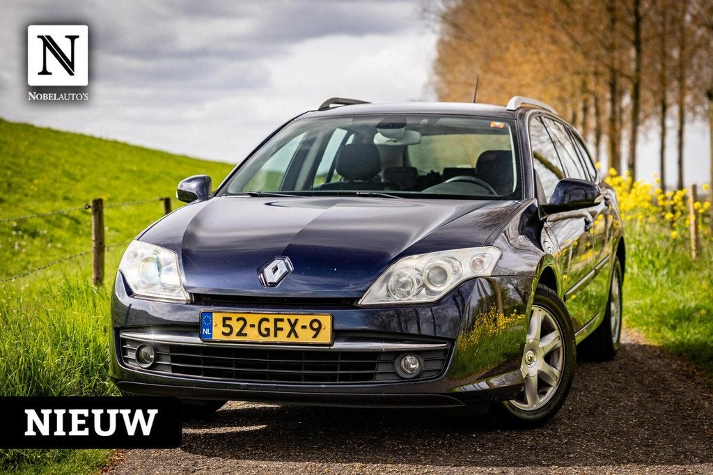 Renault Laguna Estate 2.0 16V T Dynamque | Automaat | Nap, Auto's, Renault, Gebruikt, 4 cilinders, Met garantie (alle), Blauw