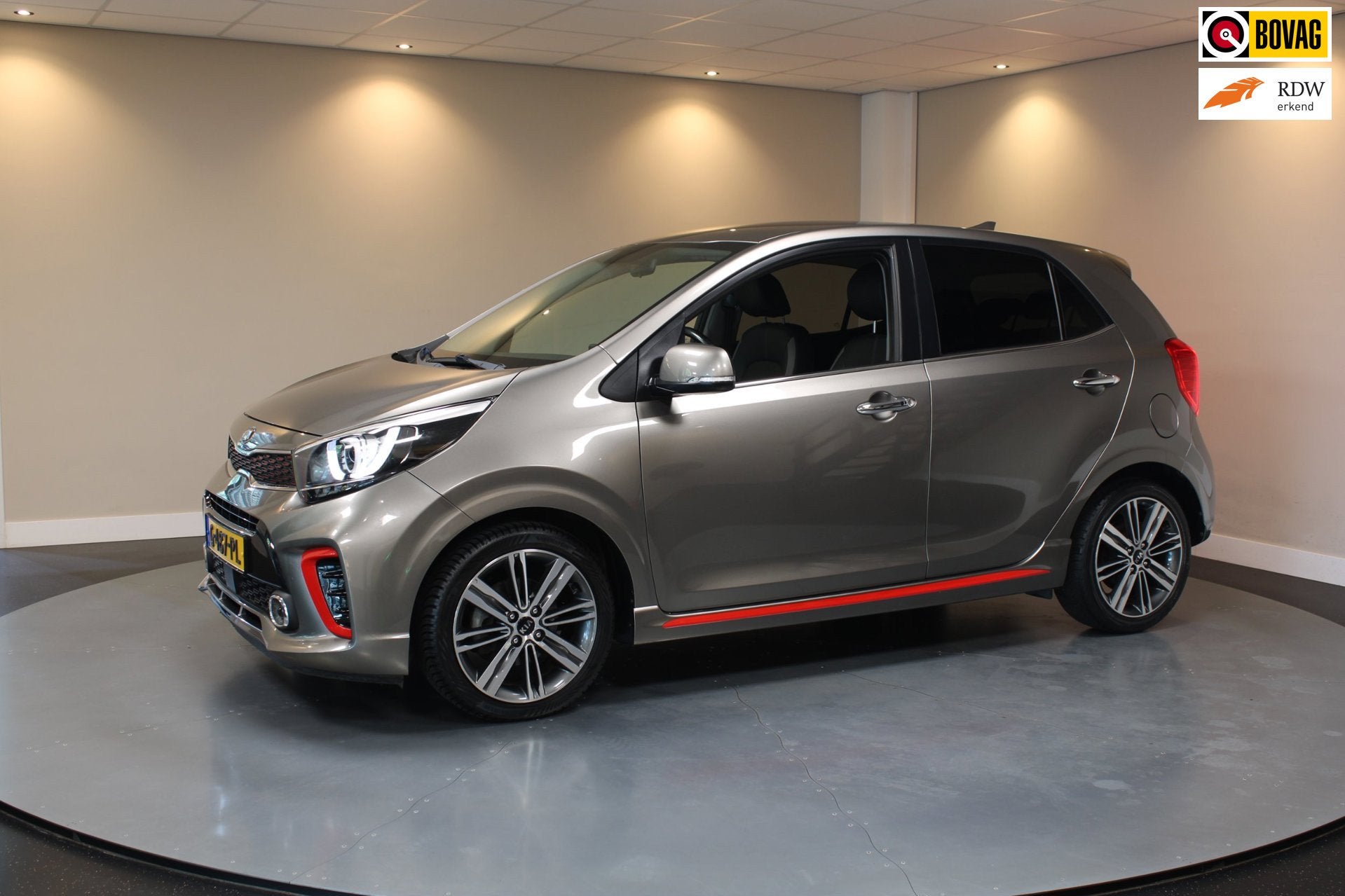 Kia Picanto 1.2 CVVT GT-Line *Carplay* Stoel/Stuurverw.|Keyl, Auto's, Voorwielaandrijving, 839 kg, Gebruikt, Euro 6