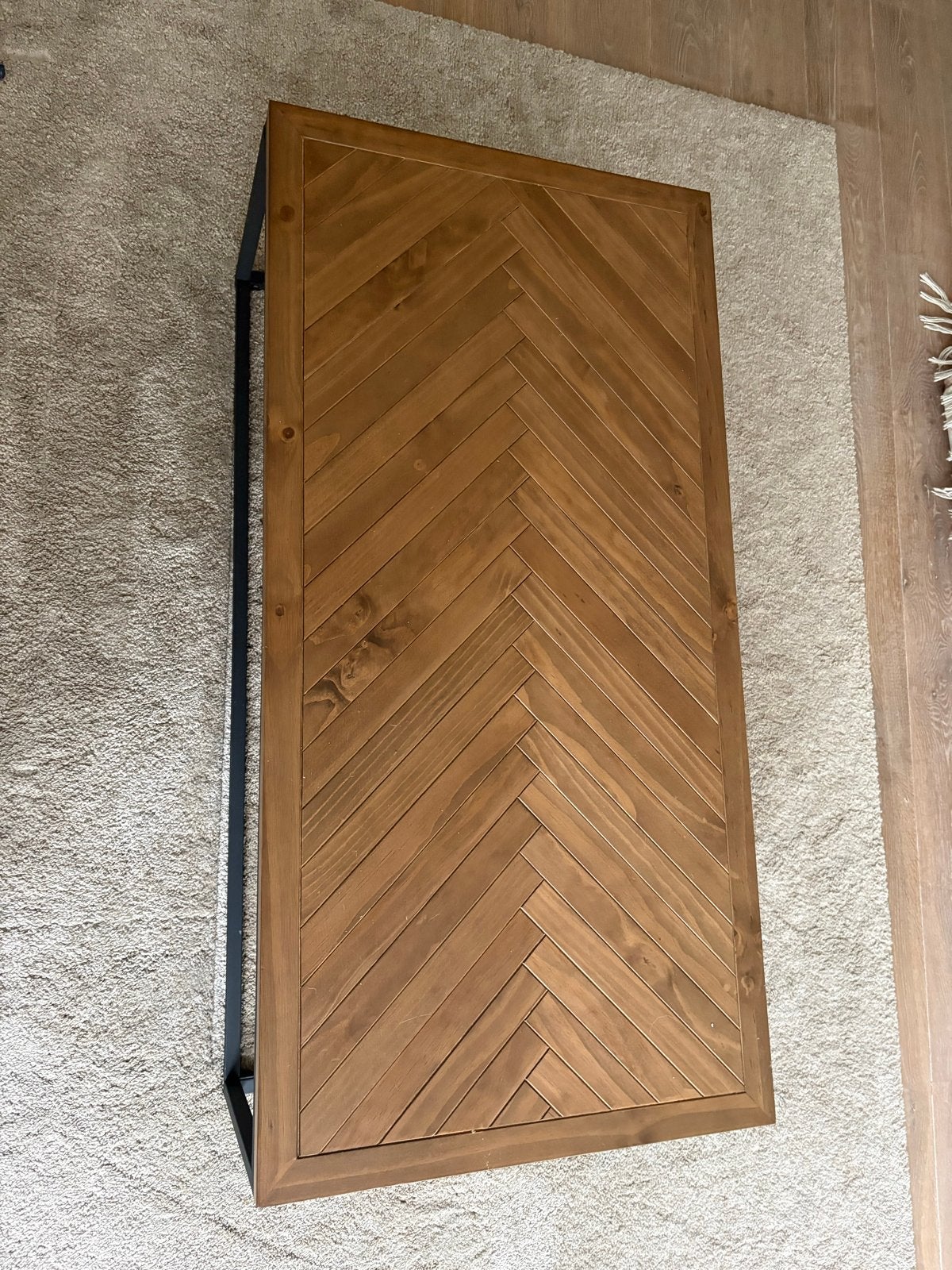 La Redoute Nottingham salontafel - massief grenen, Ophalen, 100 tot 150 cm, Nieuw, 50 tot 100 cm