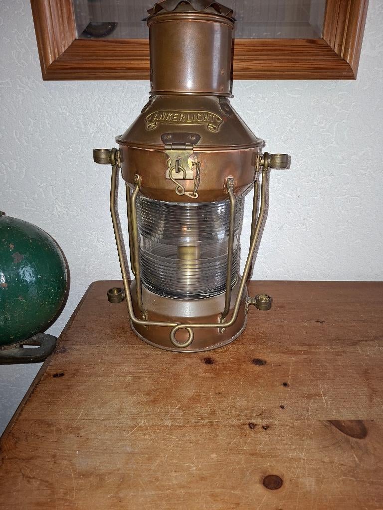 Boot lamp antiek, Ophalen