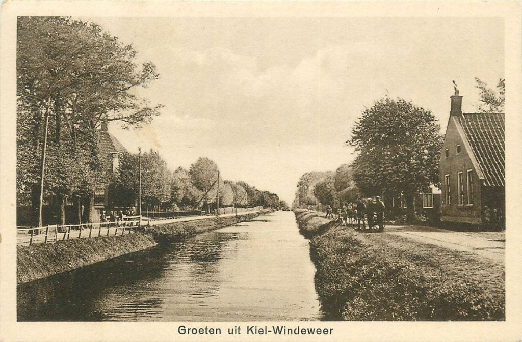 378-332-043 Kielwindeweer Groeten uit, Verzenden, Voor 1920, Groningen