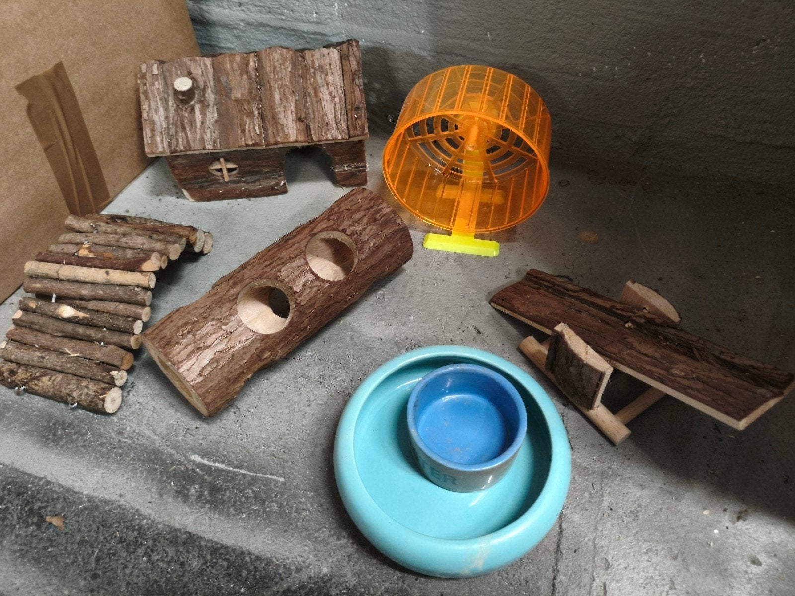 Complete hamster accessoire set, Ophalen of Verzenden, Zo goed als nieuw