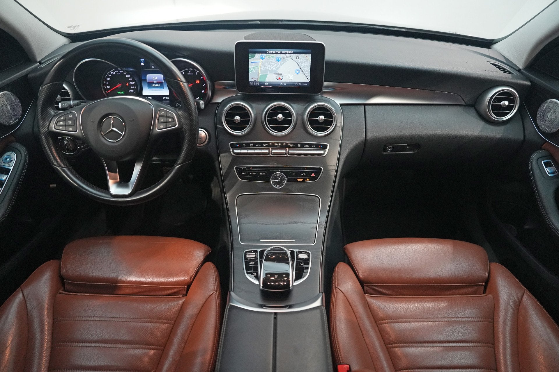 Mercedes-Benz C-Klasse Estate 350 e ✅ AIRMATIC ✅ LEDER, Automaat, Achterwielaandrijving, Gebruikt, Euro 6