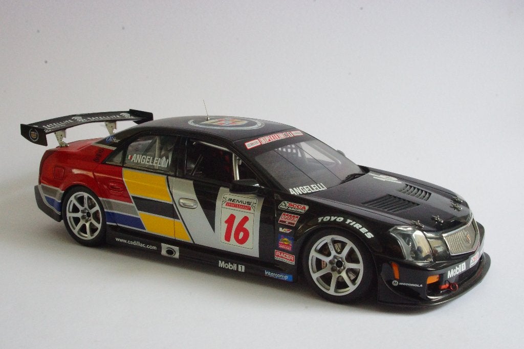 Autoart 1:18 Cadilac CTS-VR 2004 Angelelli #16, Ophalen of Verzenden, Zo goed als nieuw, Auto, Autoart