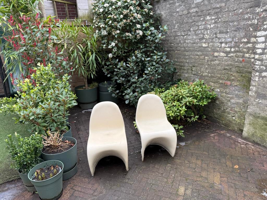 Vitra Panton Junior stoel (replica) set, Ophalen, Kunststof, Gebruikt, Twee