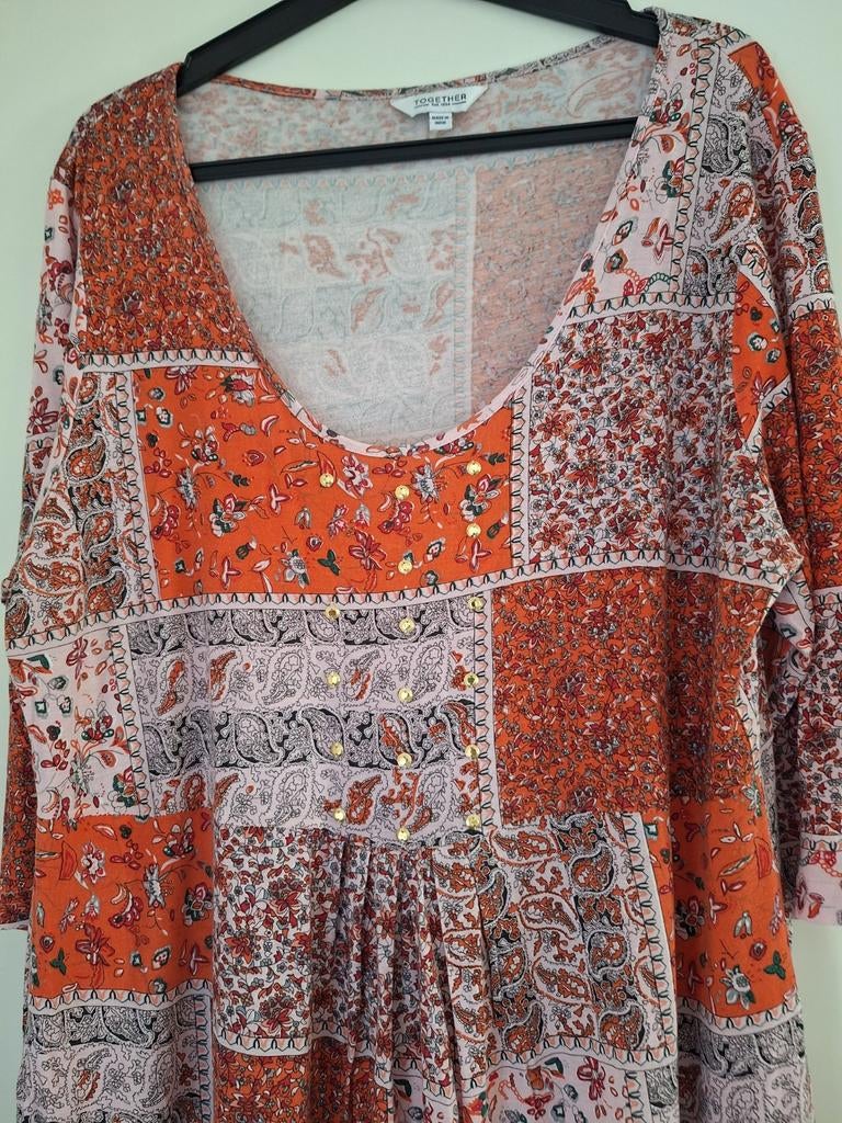 Zomerse jurk maat 48, Kleding | Dames, Ophalen of Verzenden, Zo goed als nieuw, Jurk