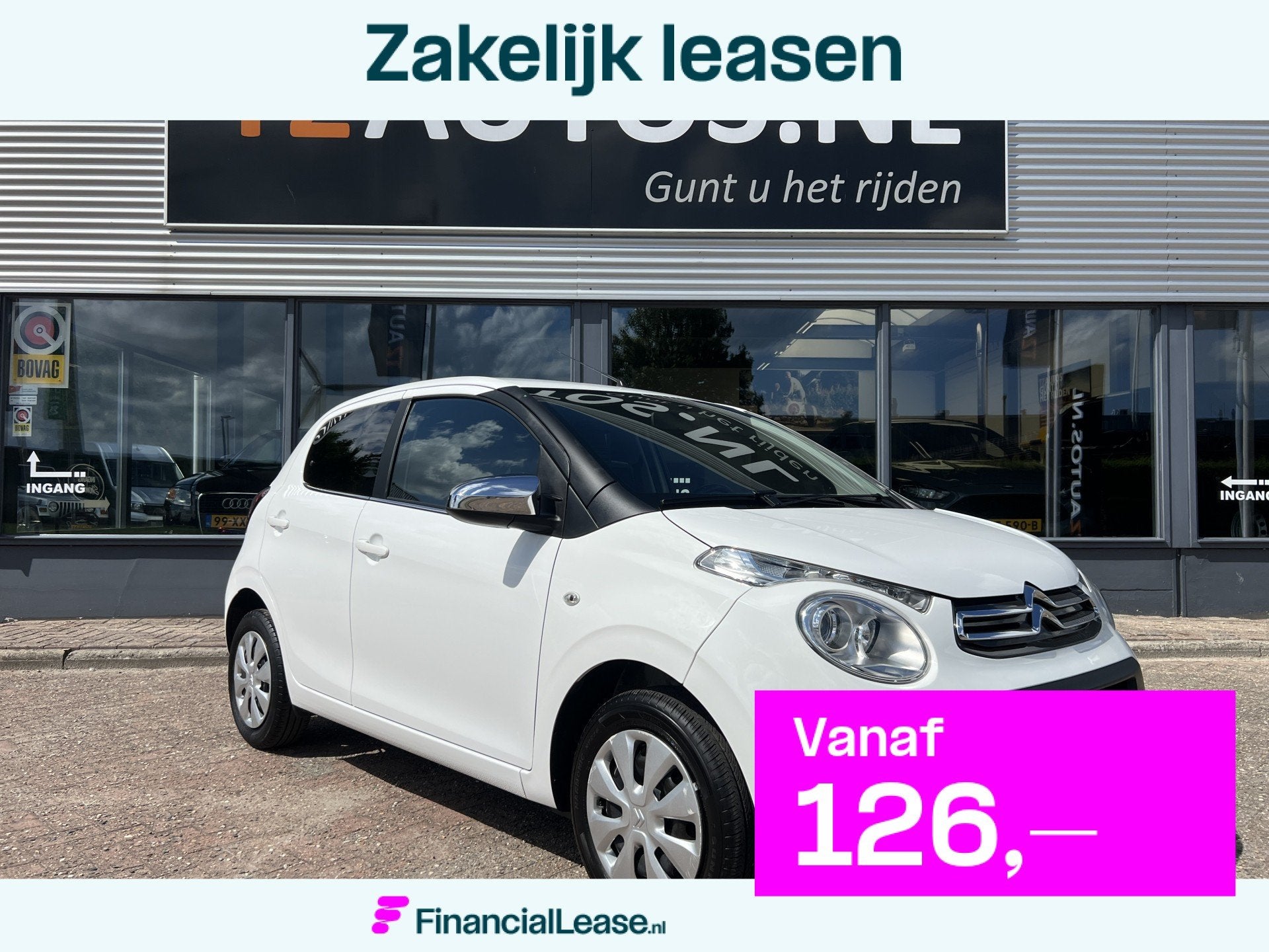 Citroën C1 1.0 VTi Feel Airco/Cruise-Controle/ 5- Deurs, Voorwielaandrijving, Stof, Gebruikt, 4 stoelen